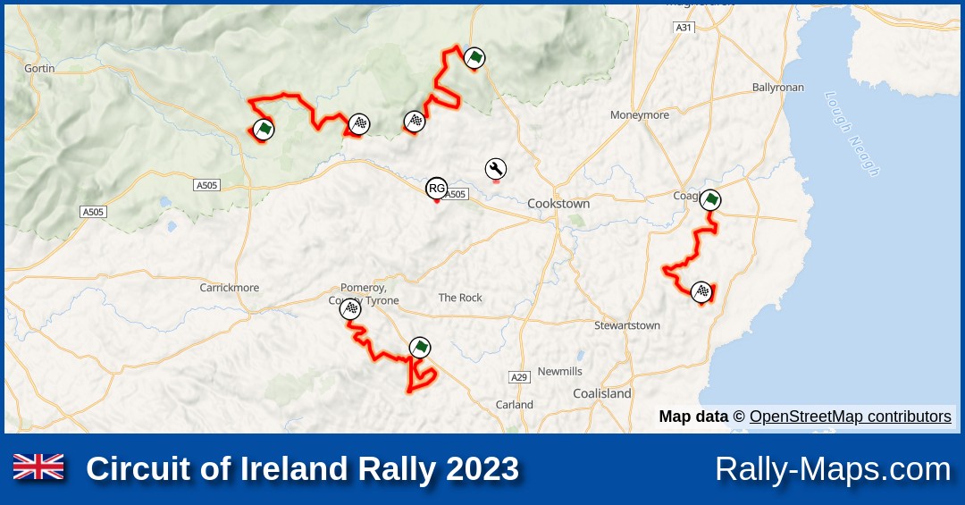 Maps Circuit of Ireland Rally 2023 [ITRC]