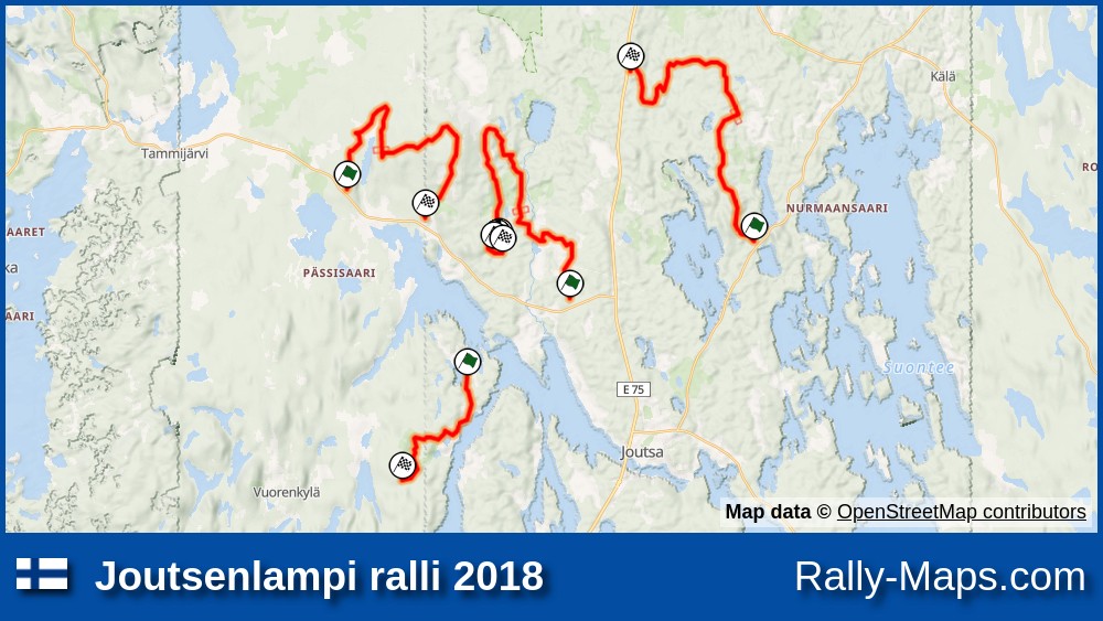 Maps | Joutsenlampi ralli 2018 